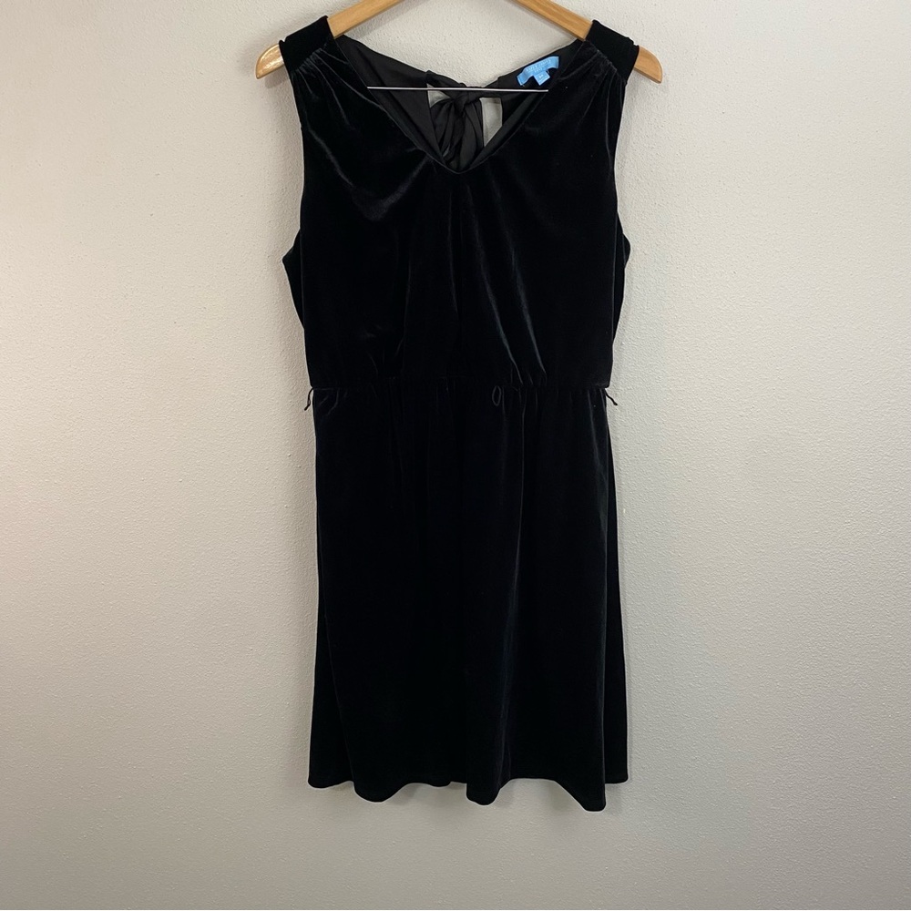 β¨Draper James RSVP Velvet Blackβ Midi Dress Women's Size Medium